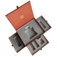 Boîte à tiroirs multifonctionnelle haut de gamme ROGOOD, emballage cadeau en papier rigide de luxe pour parfum haut de gamme et cadeaux de luxe P2191