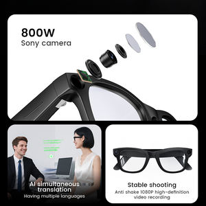Gafas Inteligentes con IA E02C 2025 con Cámara de 800W, Carga Rápida Tipo-C, Electroplacado con Cambio de Color, Grabación de Voz y Video, Gafas de Sol - Product Image 5