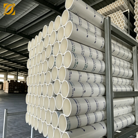 Tuyaux gris en PVC-U stabilisés aux UV, durables, résistants à la corrosion, faciles à installer, pour drainage extérieur en usine – Prix usine