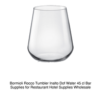 Verre à eau Bormioli Rocco Inalto DOF 45 cl H 10,3 cm Ø 9,2 cm