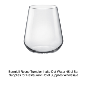 Vaso de Agua Bormioli Rocco Inalto DOF 45 cl, Altura 10.3 cm, Diámetro 9.2 cm - Product Image 2