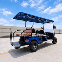 Voiturette de golf électrique personnalisée 4+2 places, buggy à prix abordable, voiturette de golf chinoise à vendre