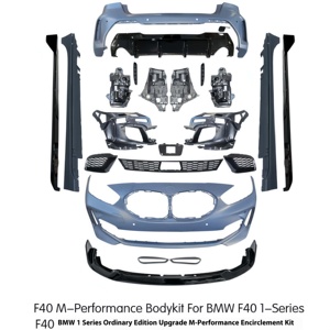 กันชนด้านหลังขอบข้างสำหรับ BMW 1ซีรีส์ F40F52ป้องกันขอบพลาสติกมีการปรับเปลี่ยนรูปลักษณ์ขนาดใหญ่ - Product Image 4