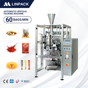 Linpack vffs dọc thực phẩm tự động nhỏ thanh gói Túi pouch điền seal máy đóng gói - Product Image 1