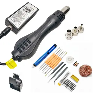 Hot Air Gun 8858 Micro Rework Soldering Station Led Digital Hair Dryer For Soldering 700w Heat Gun Welding Repair Tools
