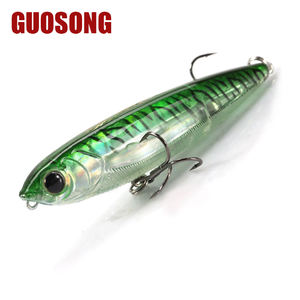 <span class=keywords><strong>Leurre</strong></span> <span class=keywords><strong>de</strong></span> pêche 3D Pencil Topwater 100mm 17g WTD, appât <span class=keywords><strong>de</strong></span> <span class=keywords><strong>surface</strong></span> flottant pour la pêche au bar - Product Image 4