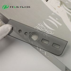 Felix Glass - Best Selling CNC Custom Tempered Glass with Silk <b>Screen</b> for Smart <b>Door</b> Panel - Product Image 6