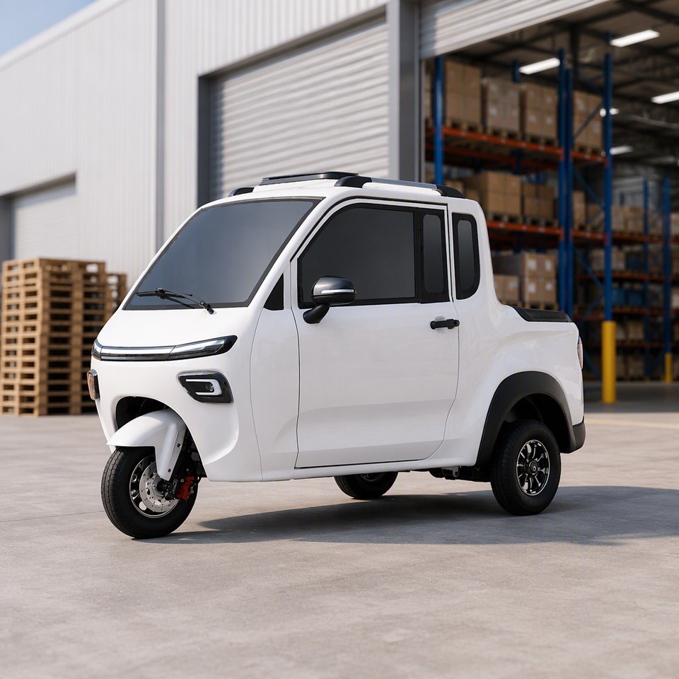 Tricyle Sample New Model Closed Electric Tricycle Electric Vehicle New Energy Mini ...