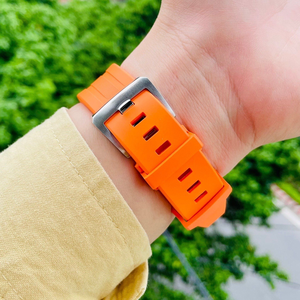 Montre mécanique automatique <span class=keywords><strong>42</strong></span> mm, cadran bleu brossé et poli, montre-bracelet pour <span class=keywords><strong>homme</strong></span> avec bracelet en caoutchouc - Product Image 5