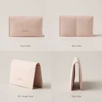Pochette à bijoux en microfibre avec logo personnalisé, sac organisateur multifonctionnel pour bagues, boucles d'oreilles, colliers, bracelets, emballage de voyage
