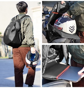 IRONDONKEY casque pleine taille sac à dos étanche grande capacité équipement de <span class=keywords><strong>voyage</strong></span> pour moto hommes femmes vélo équitation sac à dos - Product Image 5