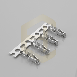 Клеммы обжимные латунные HC-PA-T с шагом 2,0 мм, соединитель провод-плата для печатных плат, аналог JST SPA-001T-P0.5 - Product Image 1