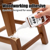 Colle super résistante pour bois, 50g, adhésif transparent, imperméable, utilisé pour la réparation du bois, la menuiserie, le bricolage