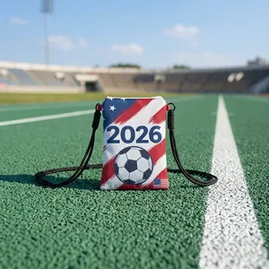 Promoción 2026: Nueva Bolsa Cruzada para Teléfono Móvil del Evento Mundial de Fútbol, Ligera, para EE. UU., Canadá y México, con Monedero y Diseño de Animales - Product Image 1