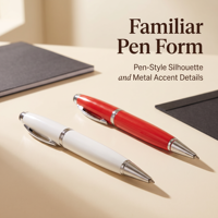 Nouveau Design Stylo Bille Métallique Clé USB 64 Go, Cadeau d'Affaires Corporatif Personnalisable, Stylo USB Stylet Écriture avec Clé USB