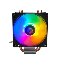Pendingin CPU Udara T1200-LD 6 Heat Pipe Double Tower ARGB PWM Fan untuk Intel LGA & AMD AM4 AM5 Gaming Desktop