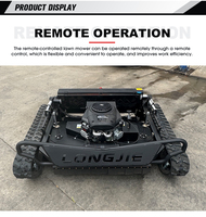 Livraison Gratuite Robot Tondeuse à Gazon Intelligent Télécommandé Mini Tracteur à Essence à Rayon de Braquage Zéro Lame à Neige Robotisée Tondeuse à Gazon