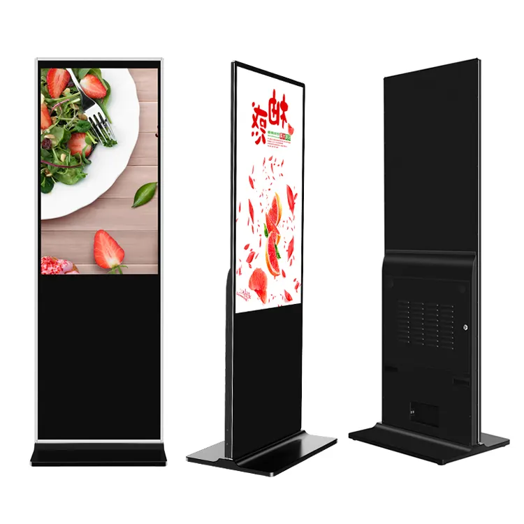 Màn Hình Lcd Di Động Trong Nhà 55Inch 86 Inch Màn Hình Quảng Cáo Màn Hình Lcd Quảng Cáo