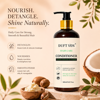 Kit Capillaire Végétalien Naturel Bloqueur DHT 4 Étapes : Shampoing, Après-shampoing, Masque, Huile – Nettoie, Nourrit, Répare, Booste la Brillance – Pour Tous Types de Cheveux – OEM