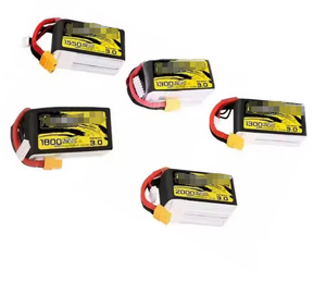 Batterie Lipo 1050/1300/1400/1550/1800/2000mAh 120C 4S/6S 4.2V avec prise XT60 pour drone de course FPV RC Fabriqué en Chine - Product Image 4