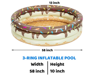 Piscina Inflable de PVC para Niños, Bebés y Familias, 5MM de Grosor, para Uso en Interiores, Exteriores y Jardín - Product Image 2