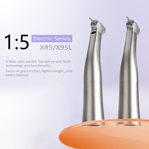 Manipolo Odontoiatrico Contrangolare a Velocità Variabile con Fibra Ottica 1:5, <span class=keywords><strong>Spray</strong></span> Interno, per Preparazione e Lucidatura dei Denti - Product Image 2