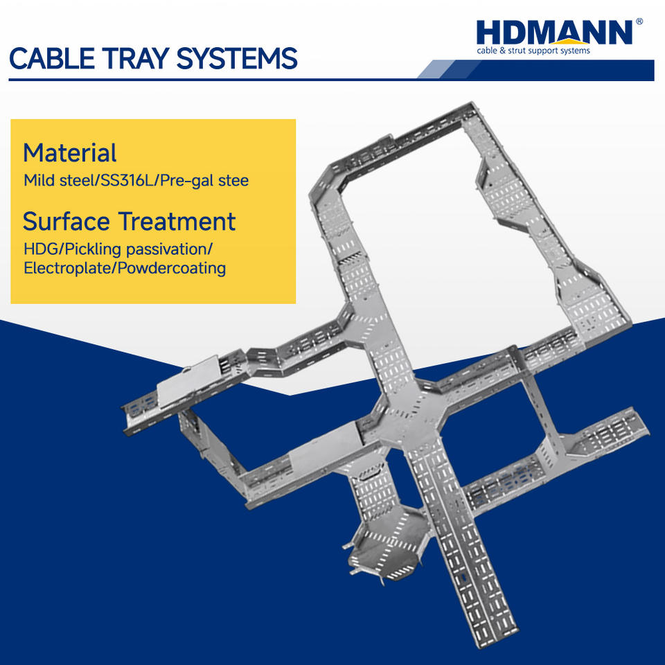 Transformer Steel Rails Hdmann SGS Certified Pickled Passivated 316 Stainless Steel Cable Tray ...