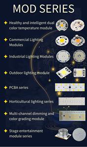 TYF ZHAGA modul <span class=keywords><strong>LED</strong></span> <span class=keywords><strong>CRI</strong></span> tinggi 7-12w, modul untuk pencahayaan komersial garis cahaya rendah MOD berkedip - Product Image 4