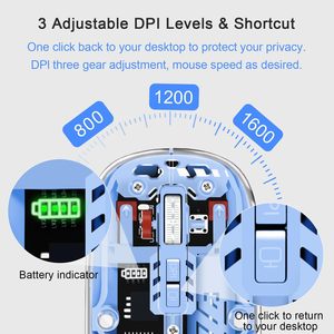 dual mode transparent wireless <b>mouse</b> oem logo type-c charging wireless dual-mode <b>mouse</b> china wireless <b>mouse</b> suppliers - Product Image 4