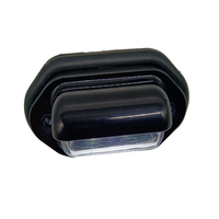 Lumière de plaque d'immatriculation étanche à 3 LED 12V, 2 pièces, feu arrière de plaque d'immatriculation pour camion, SUV, Van, RV, camion et bateaux avec étiquettes d'immatriculation