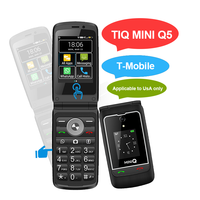 هاتف TIQ Mini Q5 الذكي القابل للطي، خفيف الوزن بتقنية 4G، ذاكرة 3 جيجابايت + 32 جيجابايت، هاتف كلاسيكي