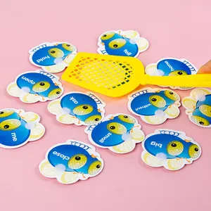 Apprendimento delle parole giocattoli Montessori bambini Swatting mosche giochi giocattoli educativi per bambini attenzione formazione supporti didattici giocattoli per bambini - Product Image 5