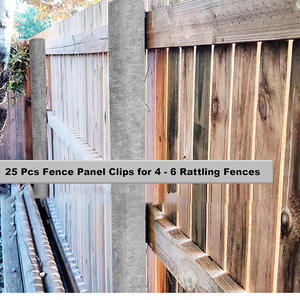 Clips et cales <span class=keywords><strong>pour</strong></span> panneaux de clôture en acier inoxydable, anti-vibrations, fixation de clôture de jardin, attaches FS-2537, modè<span class=keywords><strong>le</strong></span> moderne et simple - Product Image 4