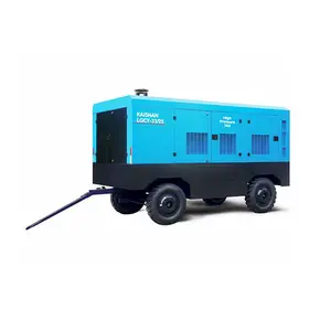 Compresor de aire de tornillo diésel marca Kaishan de 530cfm 200psi ahorro de energía y bajo consumo de combustible para taladro de roca