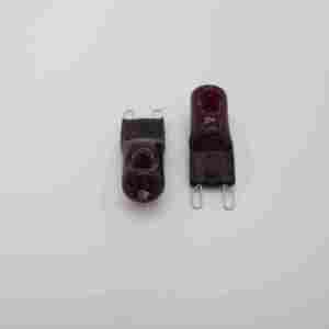 Điên bán Red <span class=keywords><strong>G9</strong></span> <span class=keywords><strong>Halogen</strong></span> đèn 220V 40 Wát làm bằng thủy tinh thạch anh siêu trong suốt đèn sương mù cho thiết bị sử dụng - Product Image 2