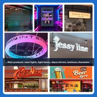 Barres circulaires LED en acrylique pour restaurants de barbecue, salles de jeux vidéo, salles de billard, comptoirs de magasins, suspension d'ambiance