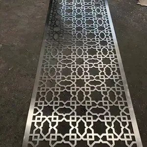 Eksterior Aluminium Laser Cut Decorative Panel Fasad untuk Bangunan