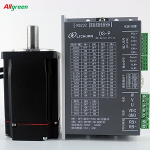 ออลกรีนเซอร์โวมอเตอร์ 400W 24V-48V 3000rpm 10A 1.27n.m 2500 Ppr ชุดมอเตอร์เซอร์โว DC 6OM01330DC +DS-P400W สำหรับเครื่อง CNC - Product Image 3