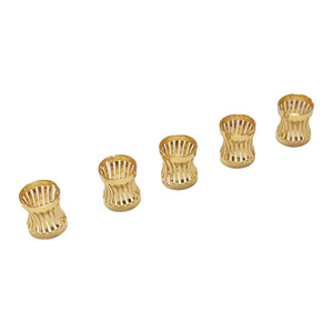 Conectores de Alta Conductividad Crown Spring de Bronce con Berilio, Chapados en Oro, de 0.8-19 mm - Product Image 1