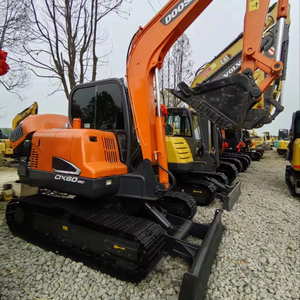 Excavatrice hydraulique Doosan DX60 d'occasion de 6 tonnes, modèle 2022, moteur, engrenages et pompe testés et inspectés, excellent état, prix bas - Product Image 1