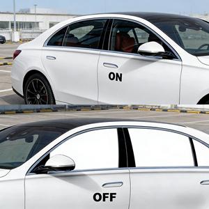 프리미엄 자동차 PDLC 필름 스마트 글래스 틴트 전기 프라이버시 윈도우 필름 (럭셔리 자동차용, 리모컨 포함) - Product Image 1