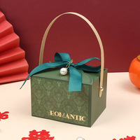 Nouveau mariage boîte à bonbons cartable créatif fiançailles sac à bonbons haut de gamme Souvenir retour cadeau boîte vide carton estampage