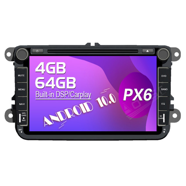 Android Car Video Radio Player Multimedia for VW Volkswagen Golf Polo Tiguan Passat B7 B6 Leon Skoda Octavia GPS Navi