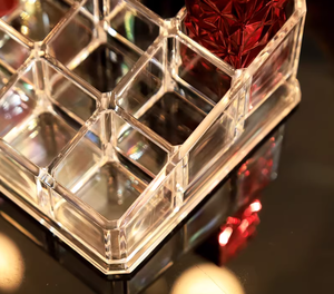 Estuche de Cartón para 9 Labiales, Plegable, Portátil, Pequeño, Transparente, Organizador de Brillo Labial, Exhibidor de Perfumes y Aceites Esenciales - Product Image 2