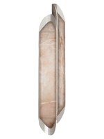 Applique murale LED de luxe moderne du milieu du siècle, style marbre vintage français, corps en acier inoxydable pour salon et chambre à coucher