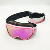Masque de ski pour enfants, lunettes de protection sphériques anti-buée à double couche pour les 3-12 ans, équipement de ski RD-3061