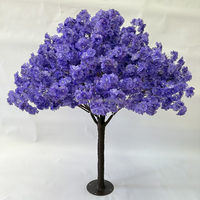 SMOOTH Vente en gros Centre de table pour événements de mariage Arbre de cerisier bleu roi de 1,2 m de haut