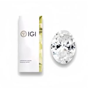 Viresa IGI сертифицированные овальные ограненные свободные бриллианты белого цвета синтетические бриллиантовые украшения - Product Image 4