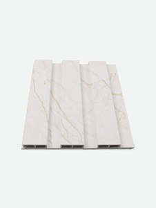 Sonsill Nhà Máy Trực Tiếp Không Thấm Nước Chống Cháy WPC Tre Slat Phân Vùng PVC Sáo Tấm Thiết Kế Hiện Đại Nhà Văn Phòng Nội Thất - Product Image 4