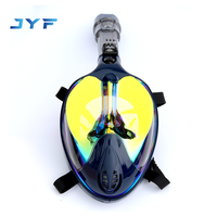 Masque de plongée intégral en silicone de haute qualité JYF pour la plongée en mer
